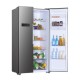 REFRIGERATEUR CANDY SIDE BY SIDE NO-FROST 529L SILVER 