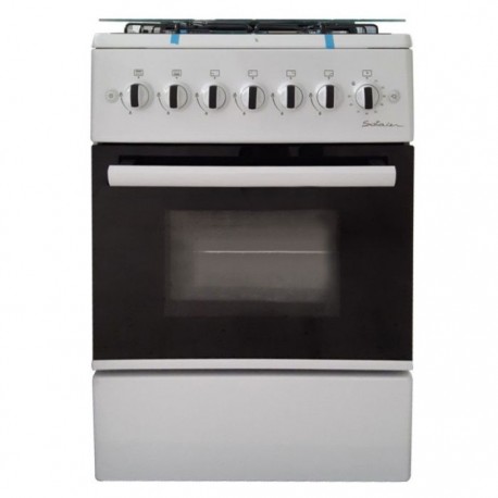 Cuisinière à Gaz SOTACER 4 Feux 60cm - Blanc